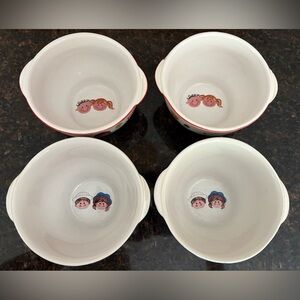 Nantucket Ice Cream Bowls “I Scream You Scream We All Scream for Ice Cream” (4)